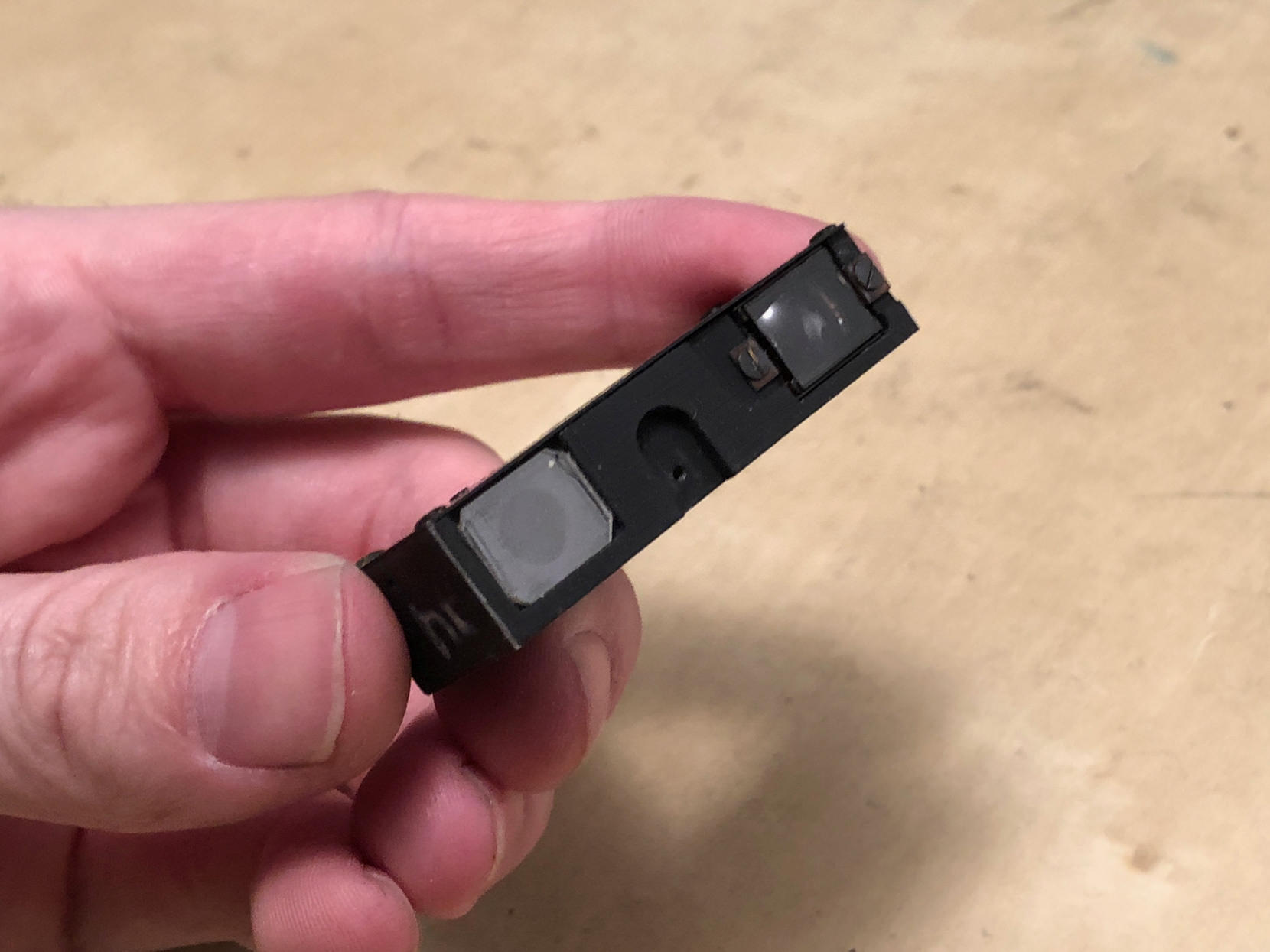 This is the range finder that will be installed in the top cap in the end of the project.