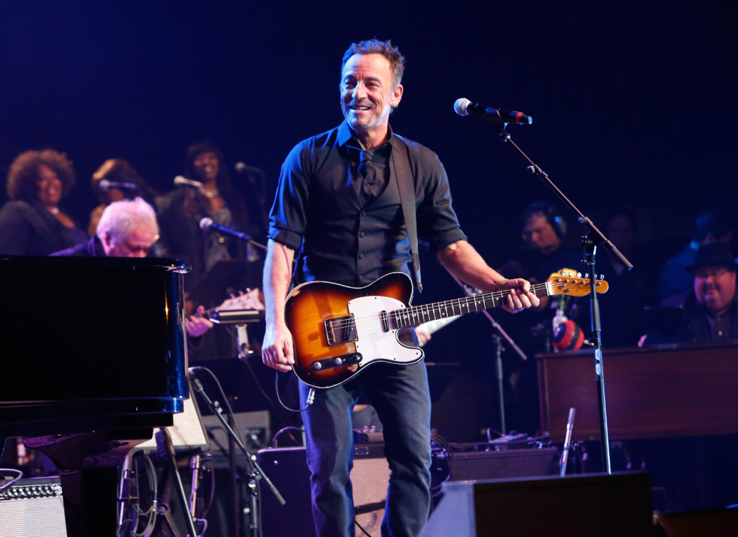 Bruce Springsteen performs The Musical Mojo of Dr. John: A Celebration of Mac & His Music. Skip Bolen/Getty Images