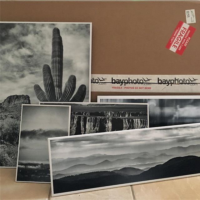 Prints have arrived from @bayphotolab and now are being prepared for the art show @colossustattoo on Saturday in Tempe.  You know one of these fine pieces of work would look amazing in your home.  If not, there will be a lot of awesome work by some o