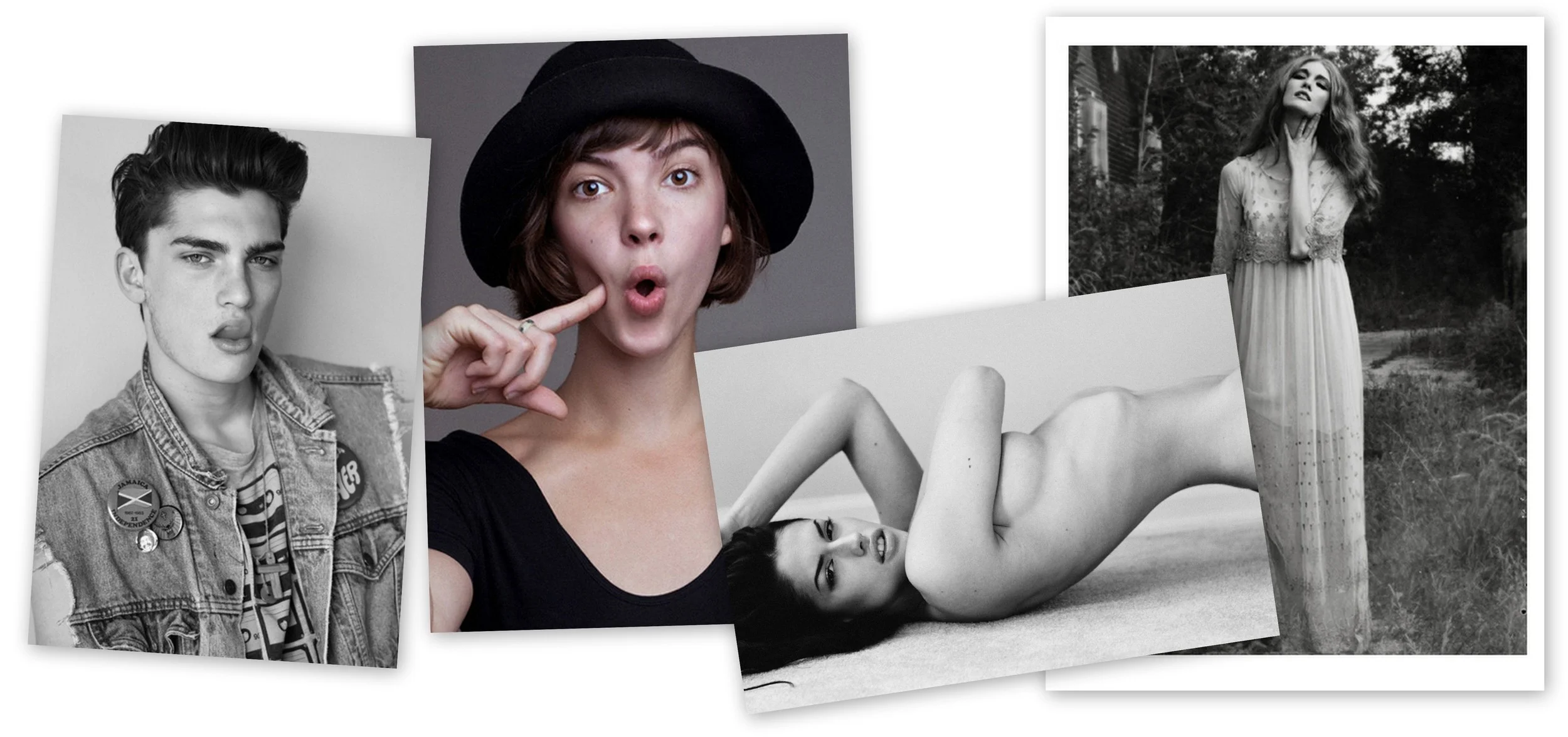Gaudette's shots of (from left) Taylor, Olivia, Kristen Aubin, and Emily Fox