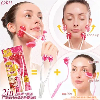 Japan veteran, Crystal May Brough, modelling facial rollers
