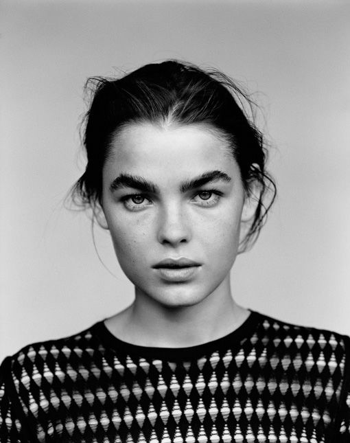 Bambi Northwood-Blyth has a serious set of brows, here shot by Alasdair McLellan | TFS