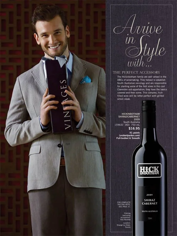 Richard Bell for the LCBO styled by Joelle Litt at Judy Inc | Source