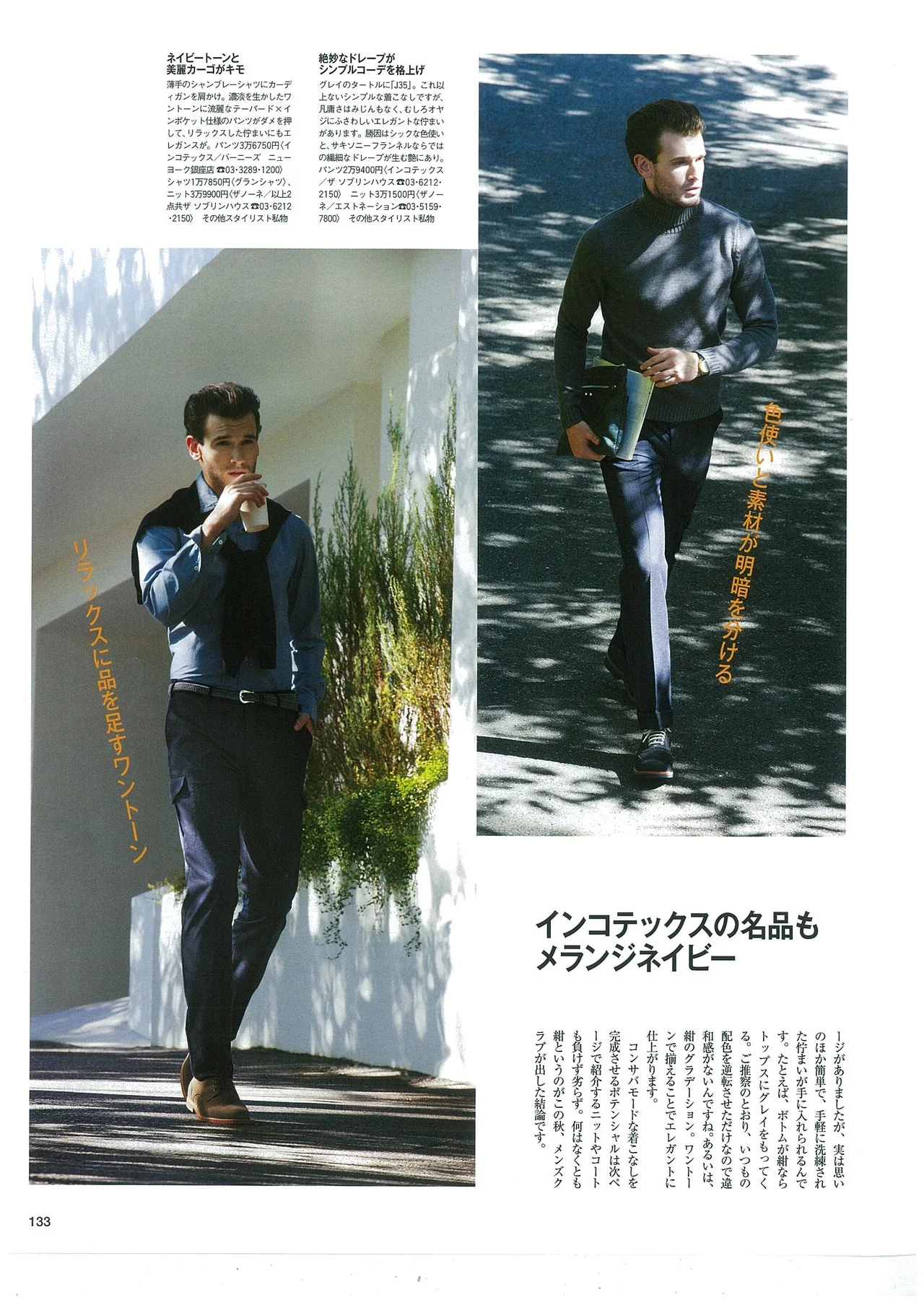 Richard Bell shot by Taro Hirano for Men’s Club Magazine in Tokyo | Source