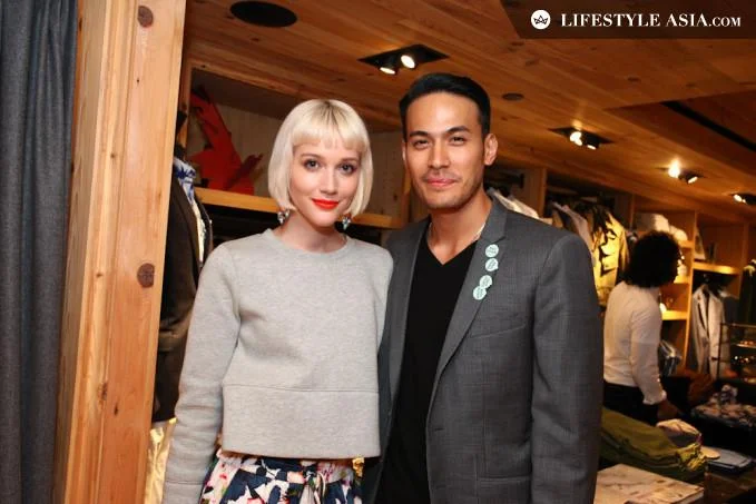 Eve and Francisco Ricafort at a JCrew party, at which Eve was the DJ | Lifestyle Asia