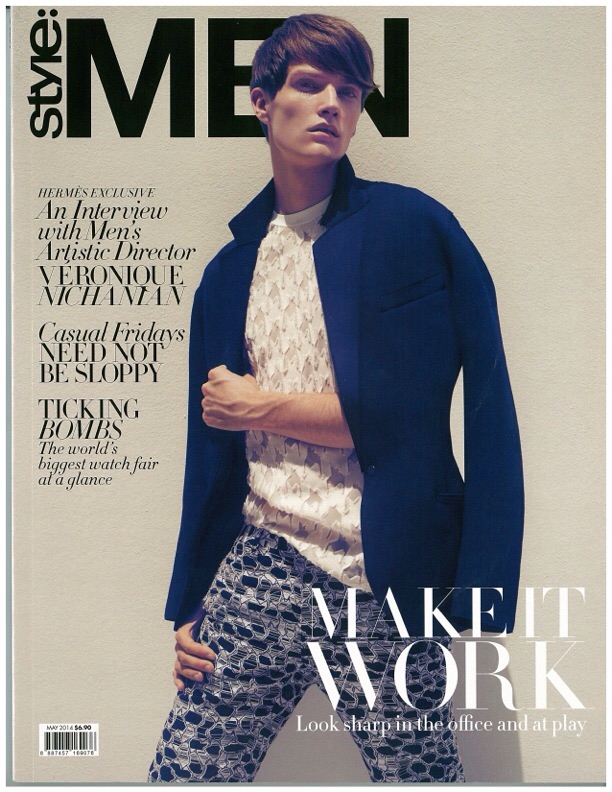 Andras Kajari covers Style: MEN Singapore