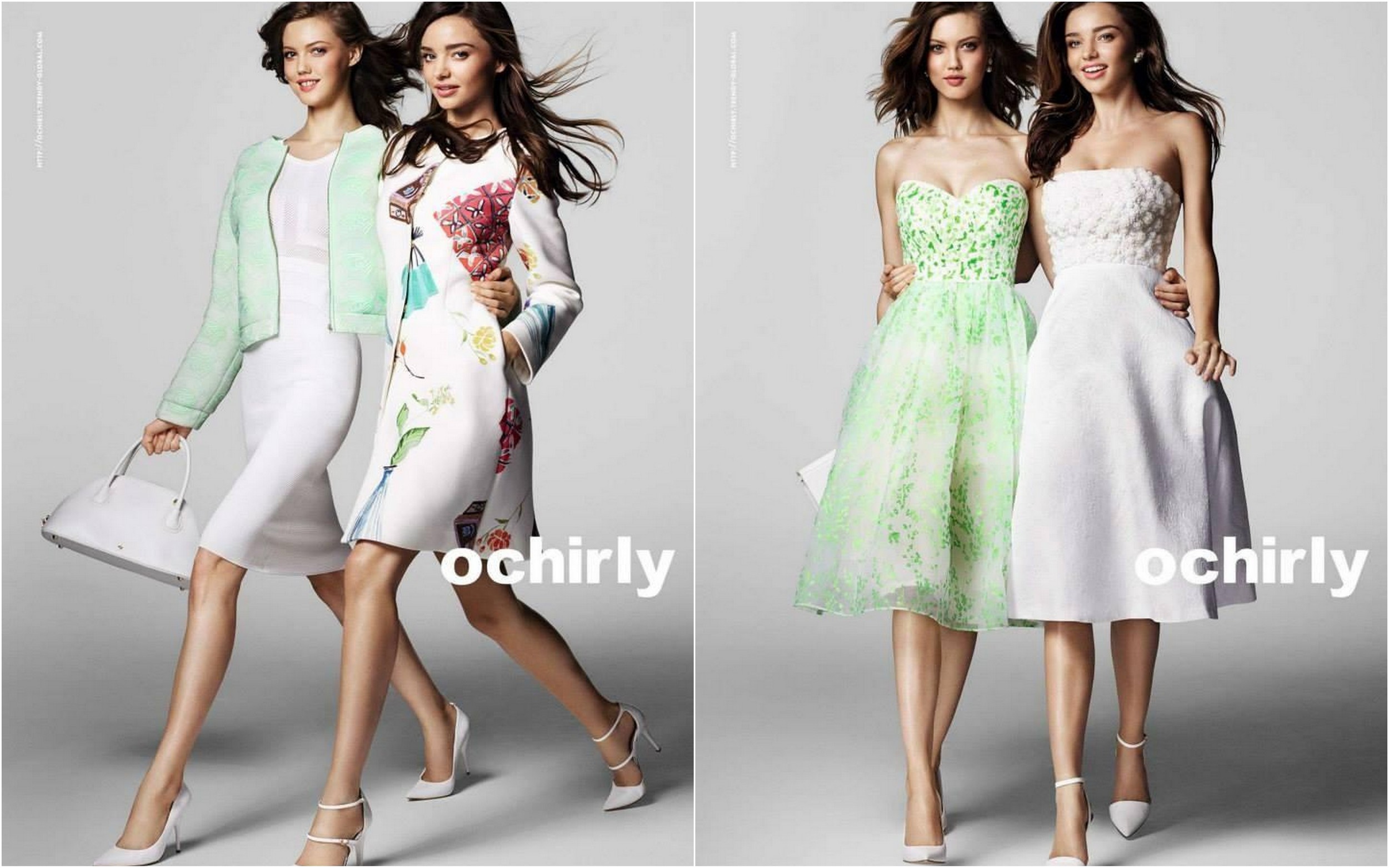 Lindsey Wixson and Miranda Kerr for Ochirly S/S 2015 shot by Mario Testino | Models.com