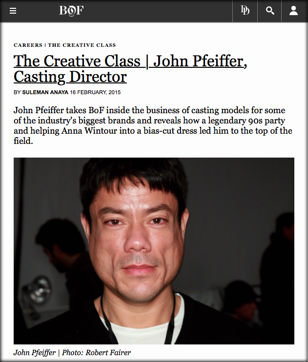Screenshot from The Business of Fashion
