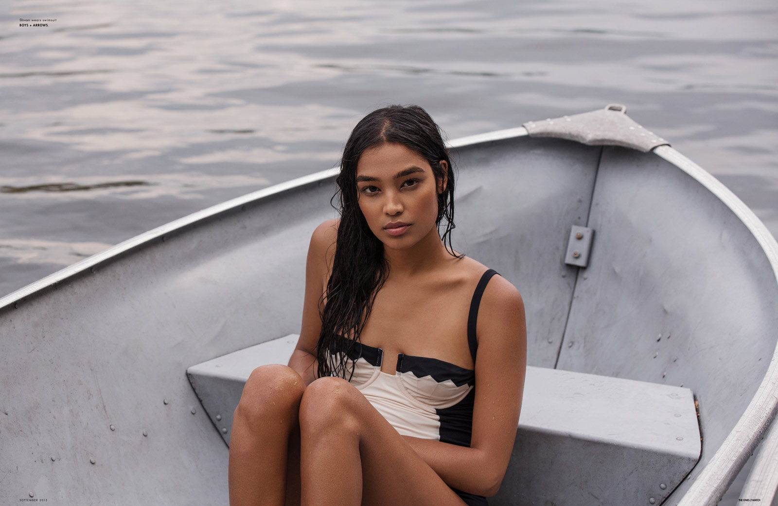 Shivani, shot by Lee O’Connor, styled by Bettina Bati, hair by Bennett Grey, makeup by Shawnte Alexander