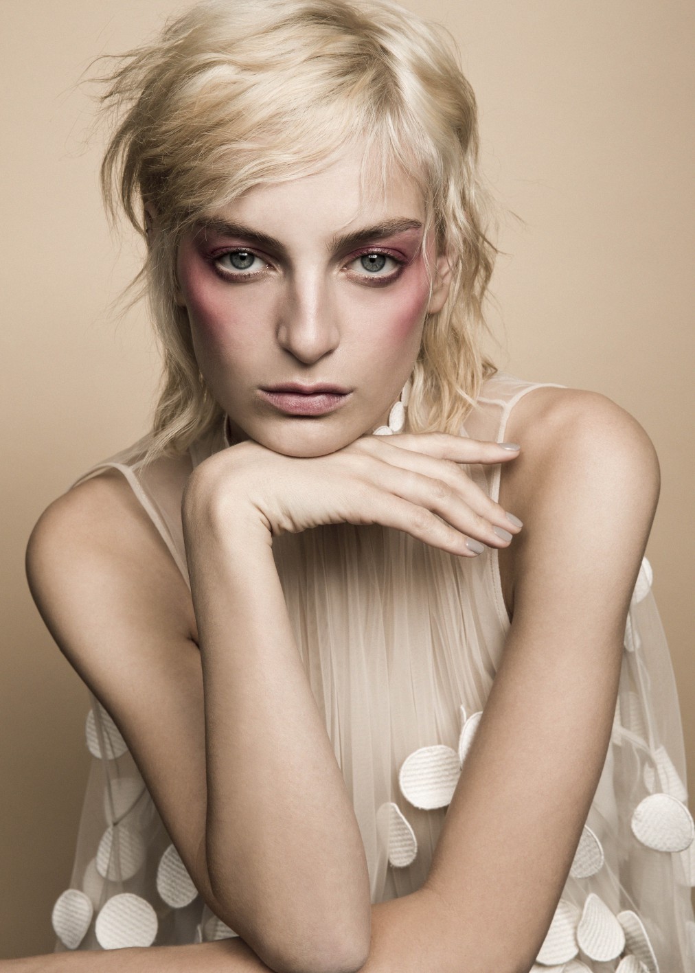 Rose Smith shot by Brooke Coffey for Models.com , styling by Liz Cresci, hair by Stefano Greco, makeup by Maki H