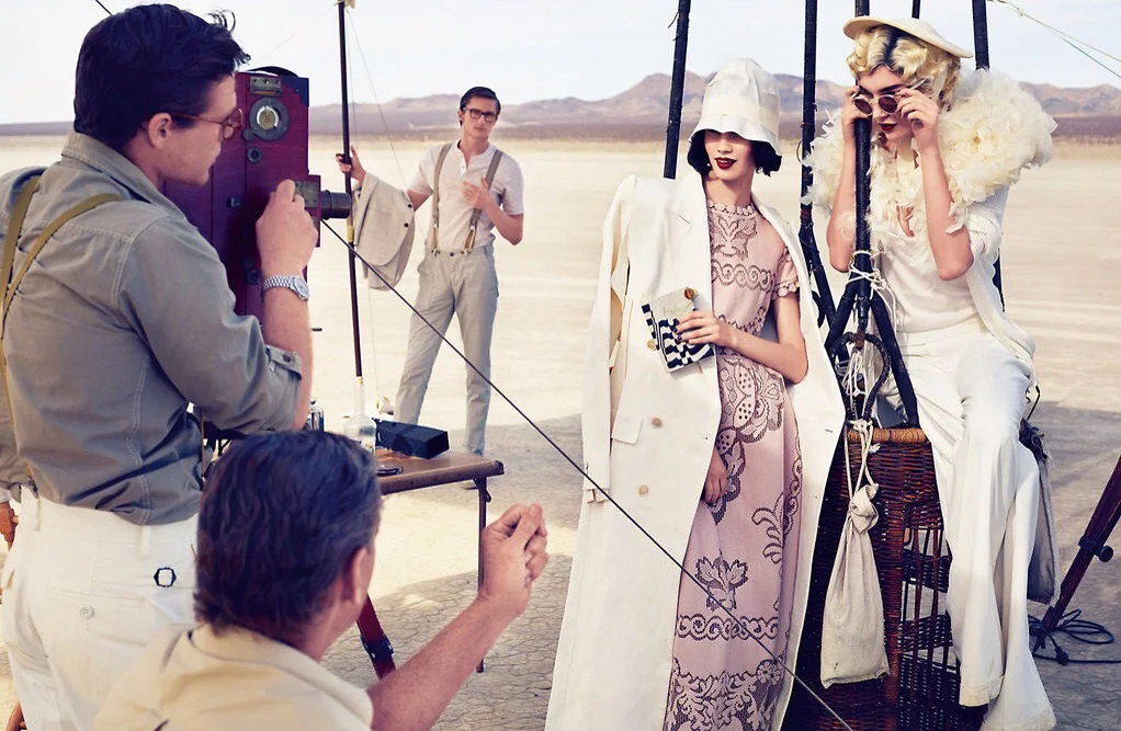 Ranya Mordanova (Muse) & Janice Alida (Elite) by Phil Poynter for Vogue Turkey March 2012. Styling by Ece Sukan.