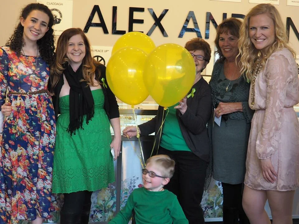 Alex And Ani 20 store event held on March 25, 2015 National CP Awareness Day