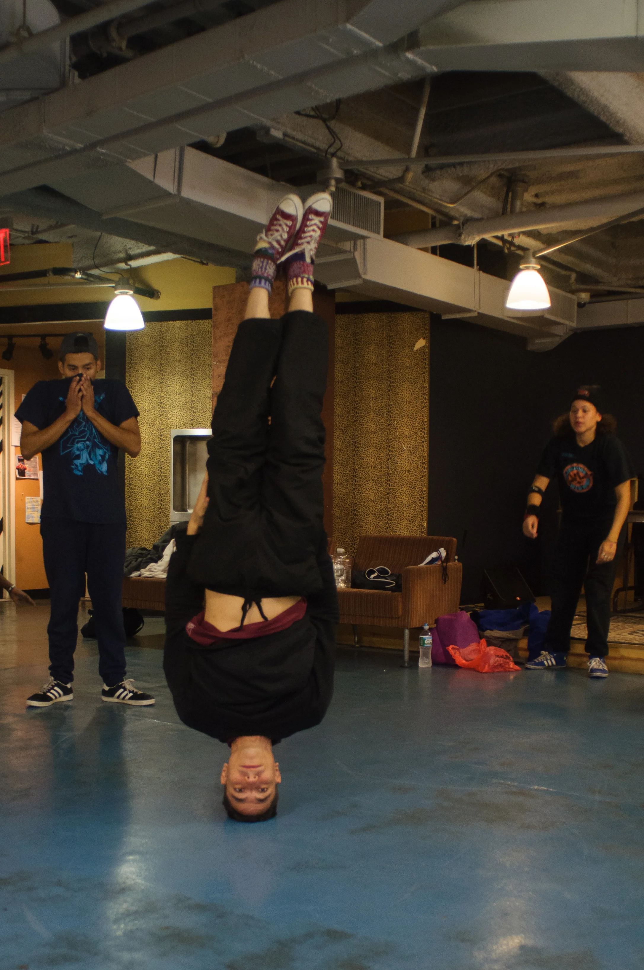 Hip Hop practice. Manhattan, New York.