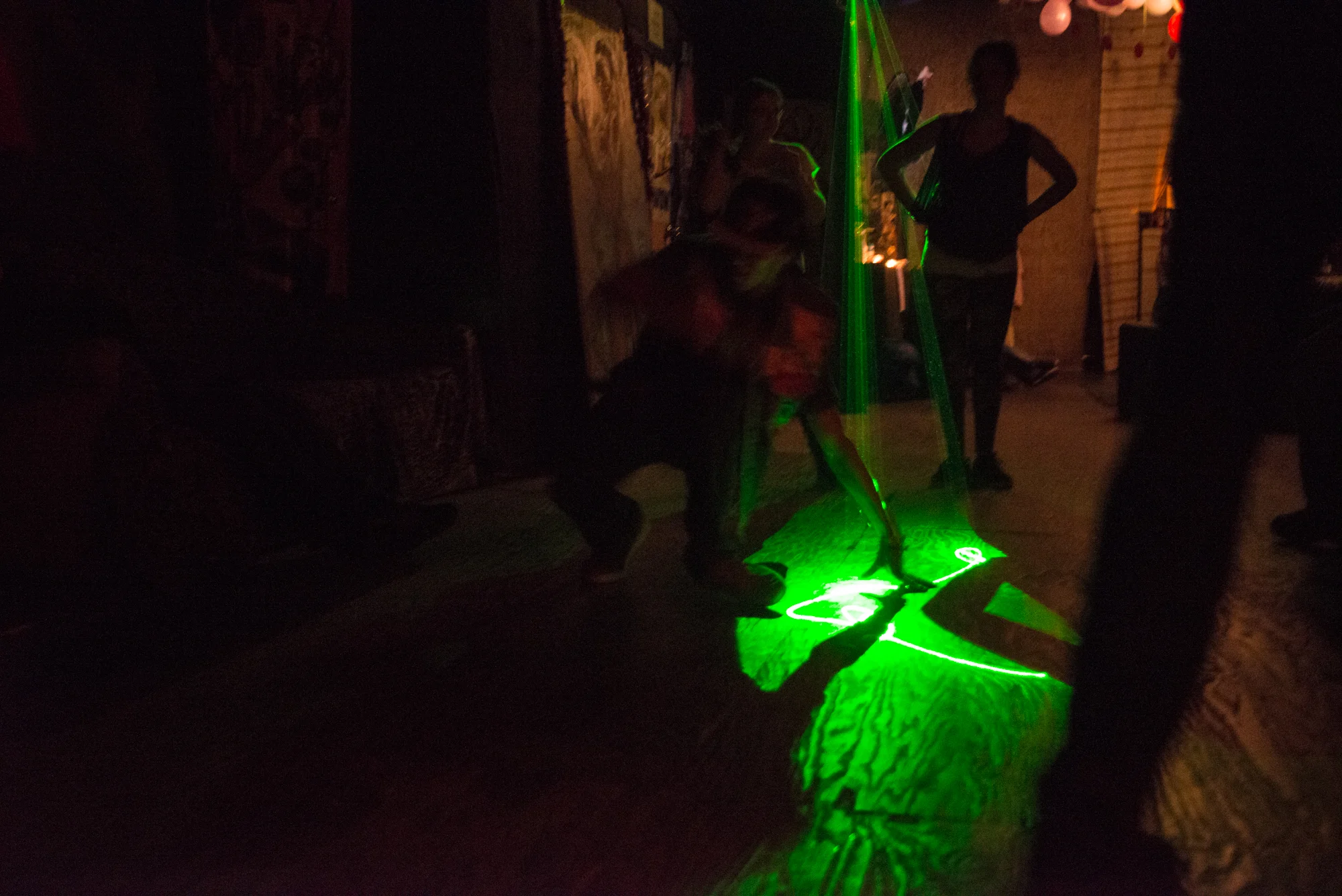 Dance party at Hangtime. Brooklyn, New York