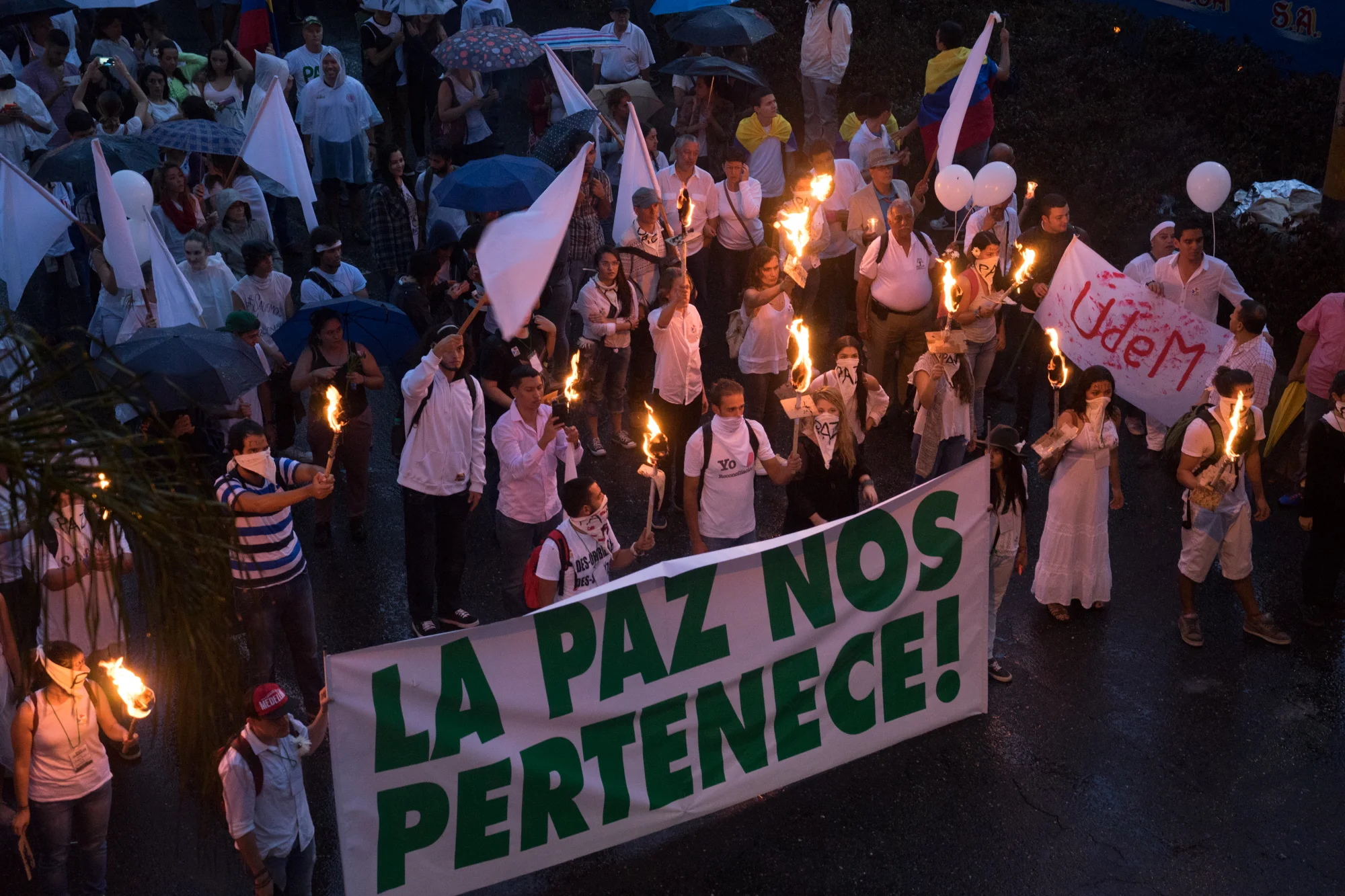 October 8, 2016, Medellín, Colombia. ¨The peace belongs to us¨