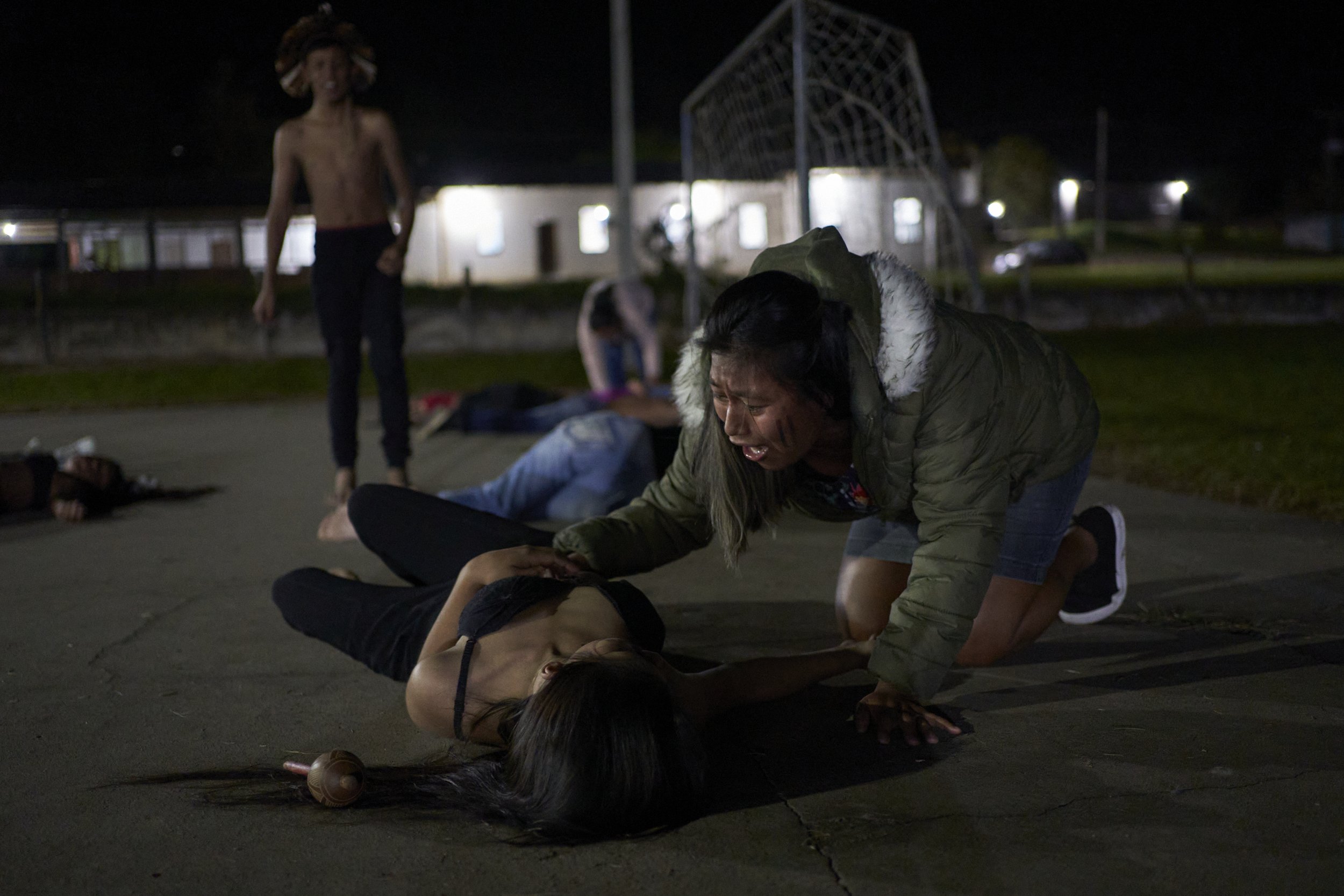 Teens reenact the genocidal violence that generations of their people store in their memories.