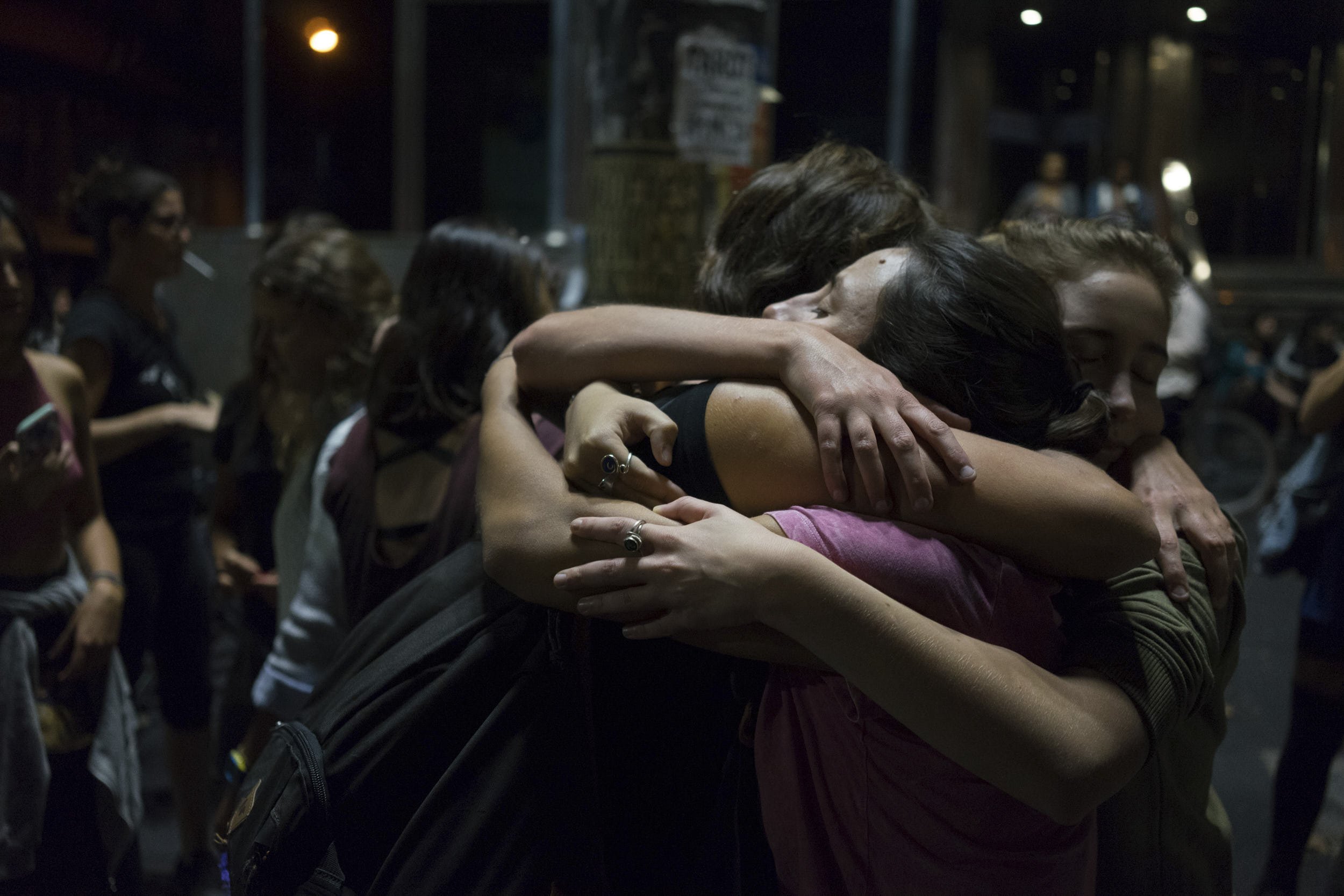 “Alerta Feminista" Feminist Alert for the recent femicides of Olga Costa and Mirtha Lorena Rocha, in Montevideo, Uruguay. March, 13, 2018.