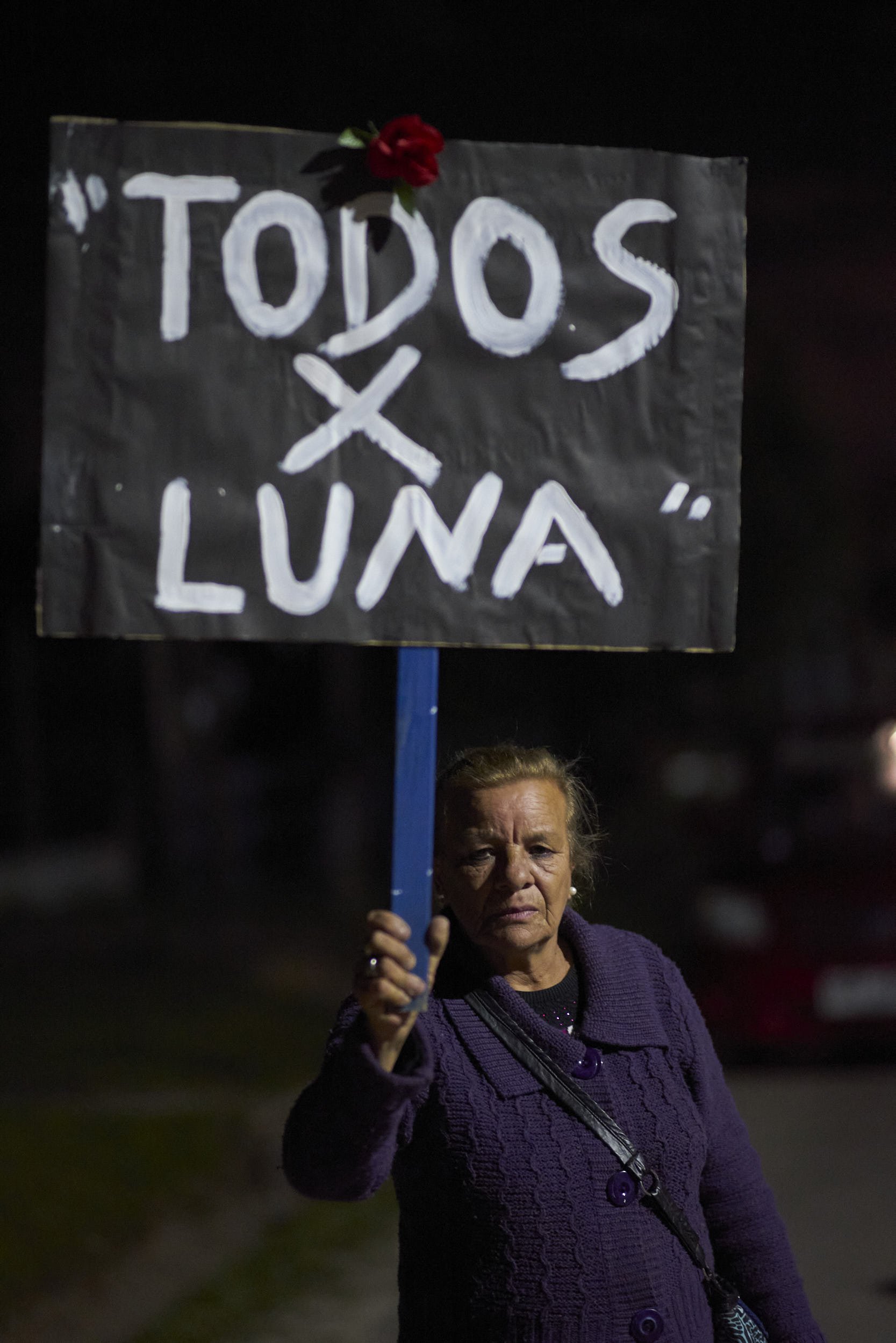 March asking for justice for the femicide of Luna Chiodi, in her home town, in Playa Pascual, Uruguay, October 2, 2018. Mariana Greif, La Diaria