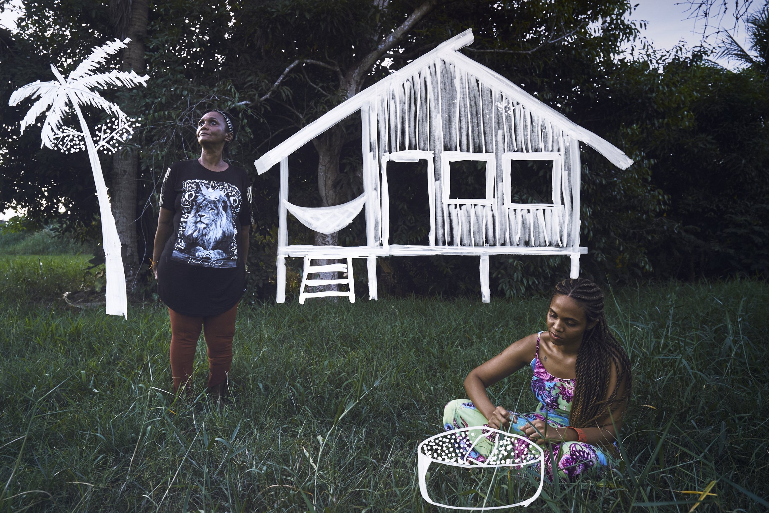  "In the memory I’ve chosen we still live in our old house, surrounded by our beautiful neighbours. My mom and I were extracting the pulp from the açaí berries while my late brother was climbing the açaí palms to harvest the fruit. ", says Daniel