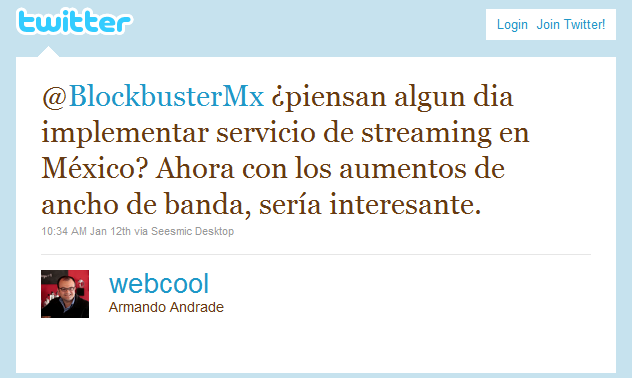 ¿Servicio de Streaming en México?