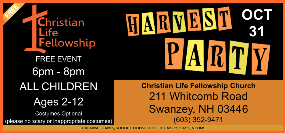 Free Kid's Harvest Party