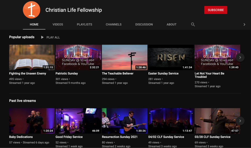 Livestream — Christian Life Fellowship