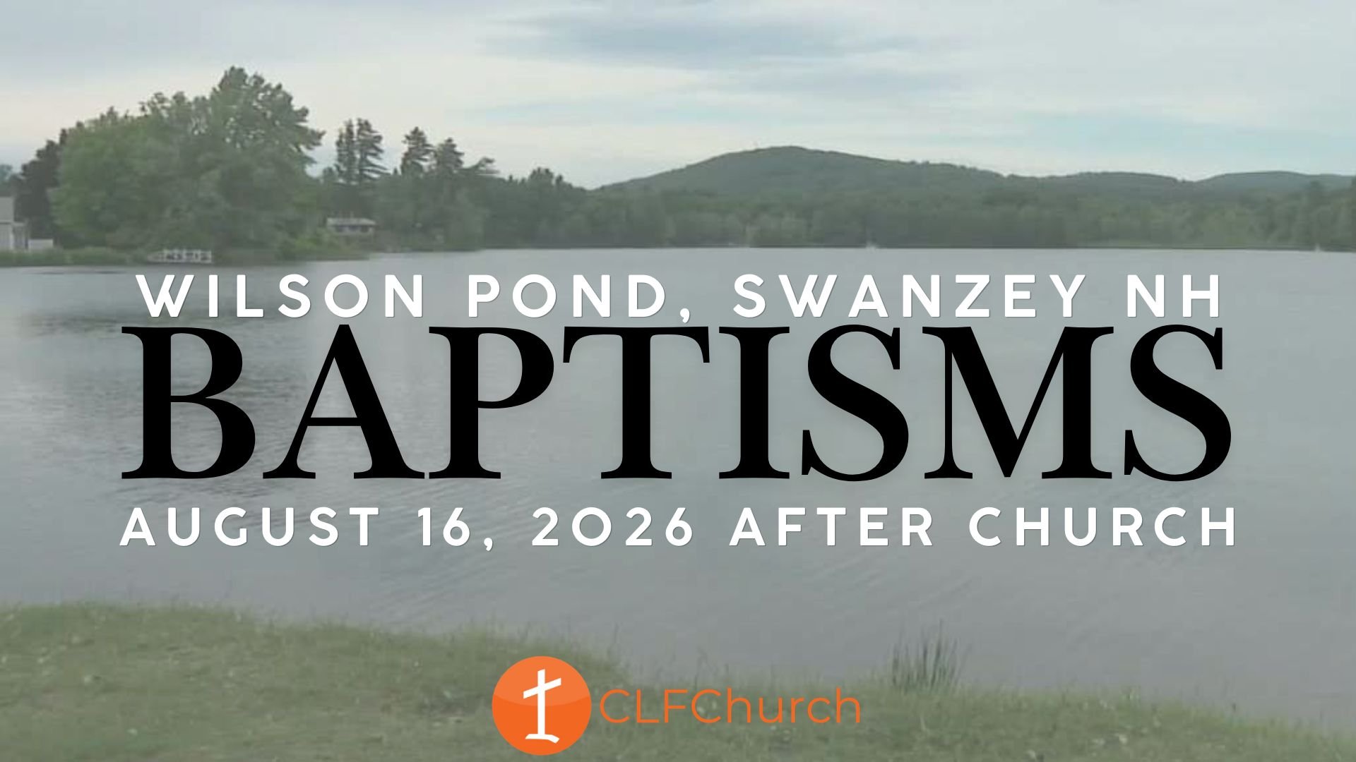 Baptisms at Wilson Pond