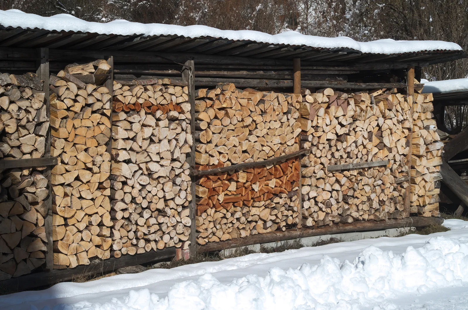 Old-timers and savvy wood burners often separate their wood by specie & dryness so they have the most heat potent fuel saved for harshest weather!