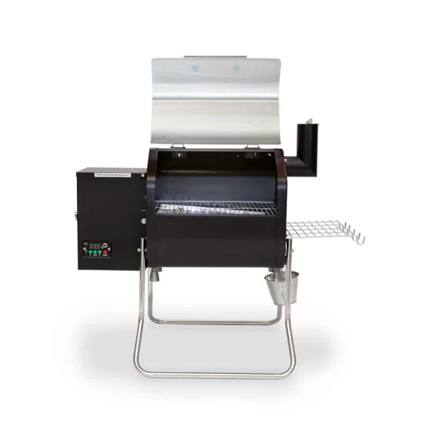 This is the go-to grill for small families, campers, tailgaters, RVers, and anyone else who wants to cook two racks of ribs or 4-6 nice steaks or a bunch of burgers. Wi-Fi control is standard equipment! Feature packed and v e r y affordable!