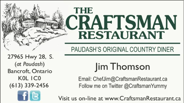 New business cards for a classic diner