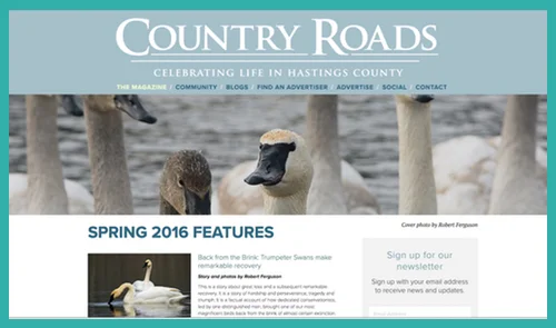 Country Roads Magazine - http://www.countryroadshastings.ca/