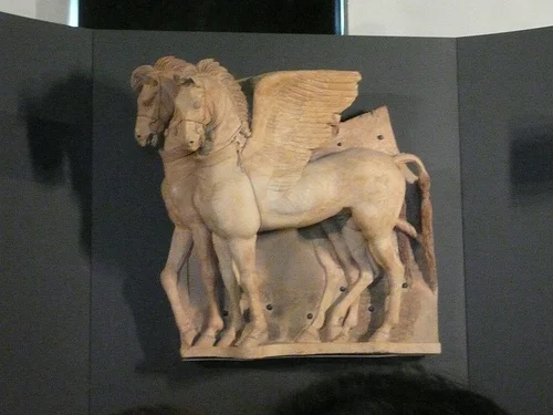 Winged Horses from The Temple of the Queen's Altar in Tarquinia