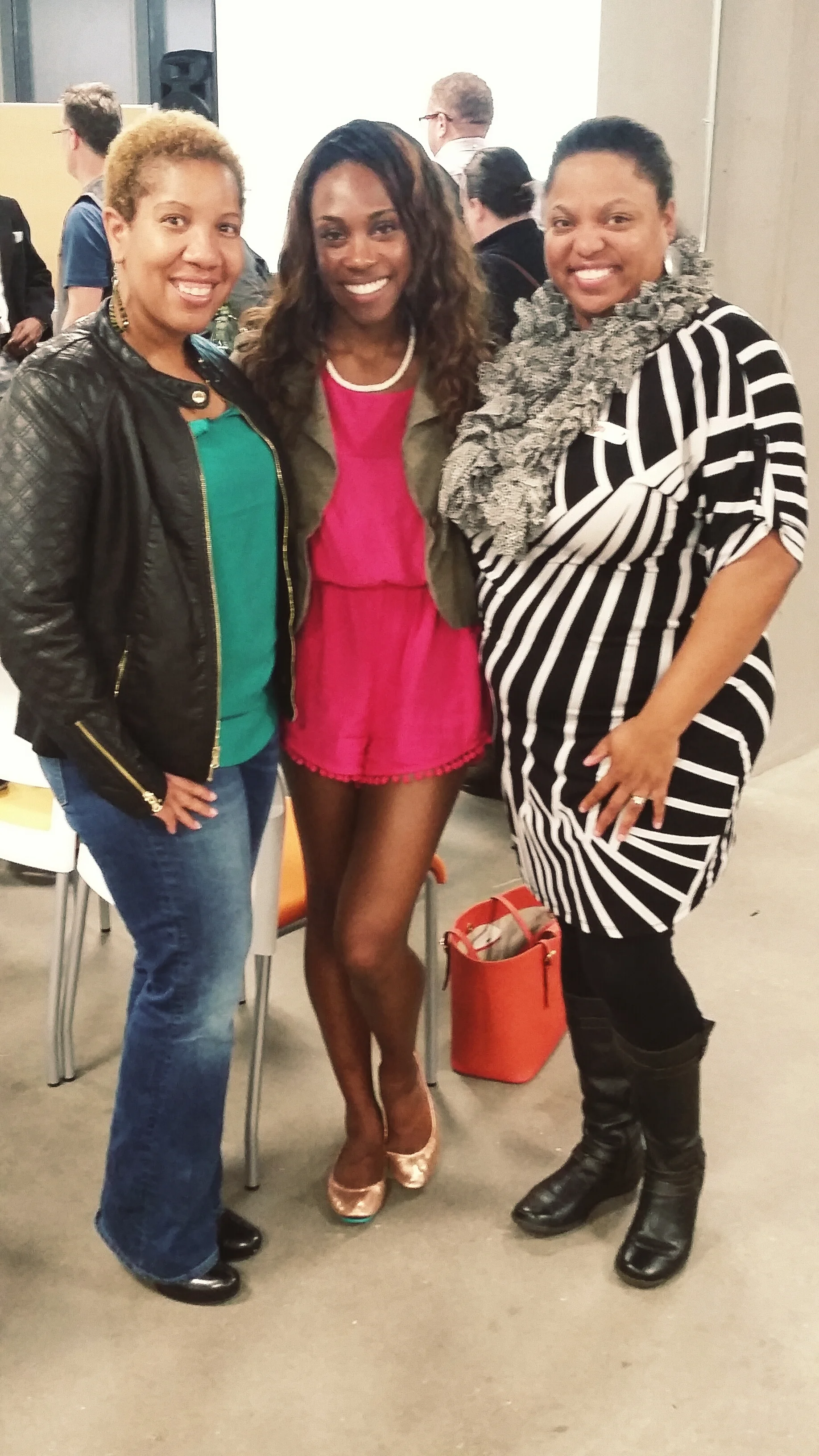 With Aurice Guyton, freelance event planner, and Sydni Craig-Hart of Smart Simple Marketing. Fabulous ladies doing BIG things in the Bay Area.