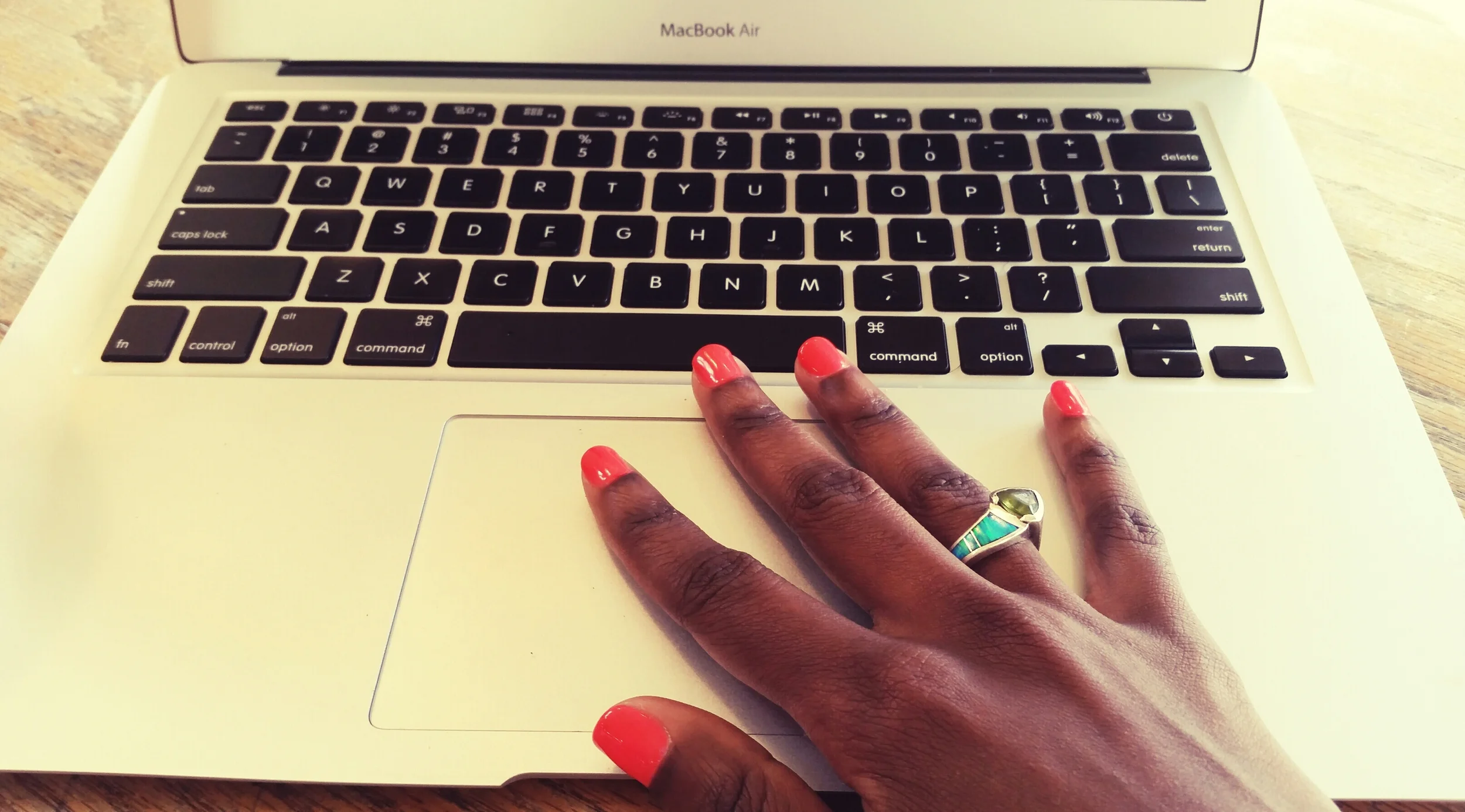 Got my nails did. My intention is to finish the first quarter of 2015, bright and bold. What about you?