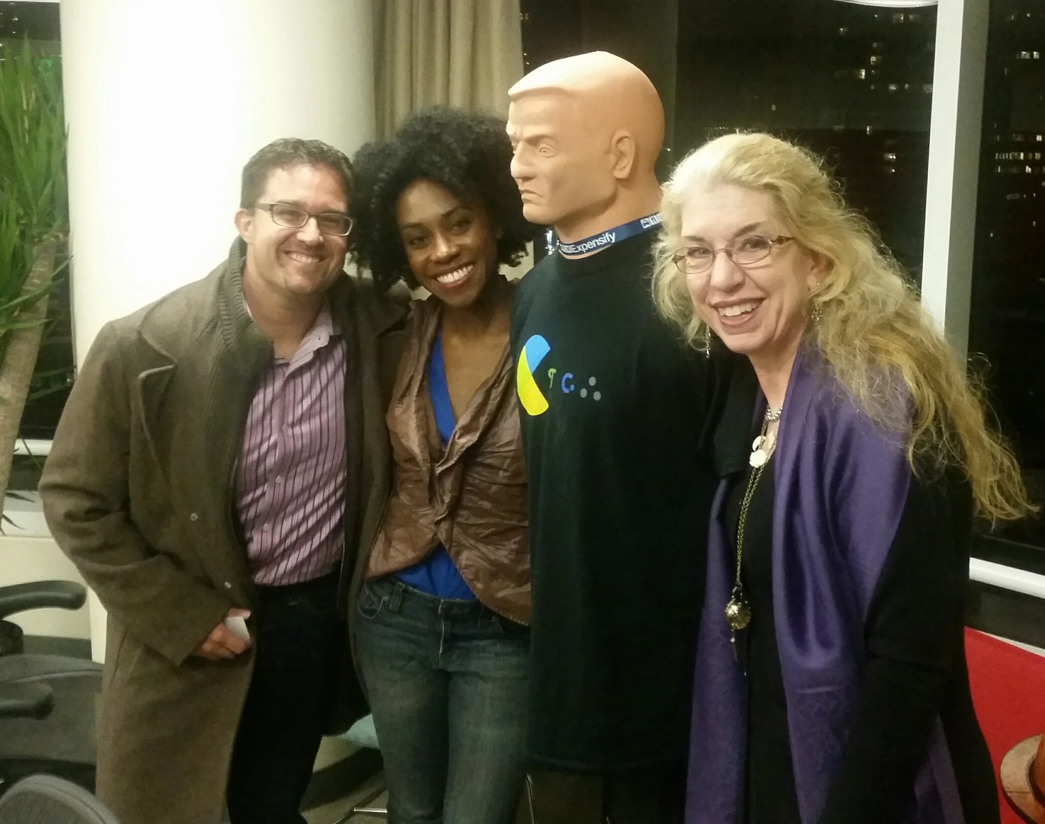 Some awesome people at the event last night: Ian Vacin (VP of Product Marketing at Karbon), me, random dude, Cat Taylor (owner of Cat Taylor Bookkeeping)