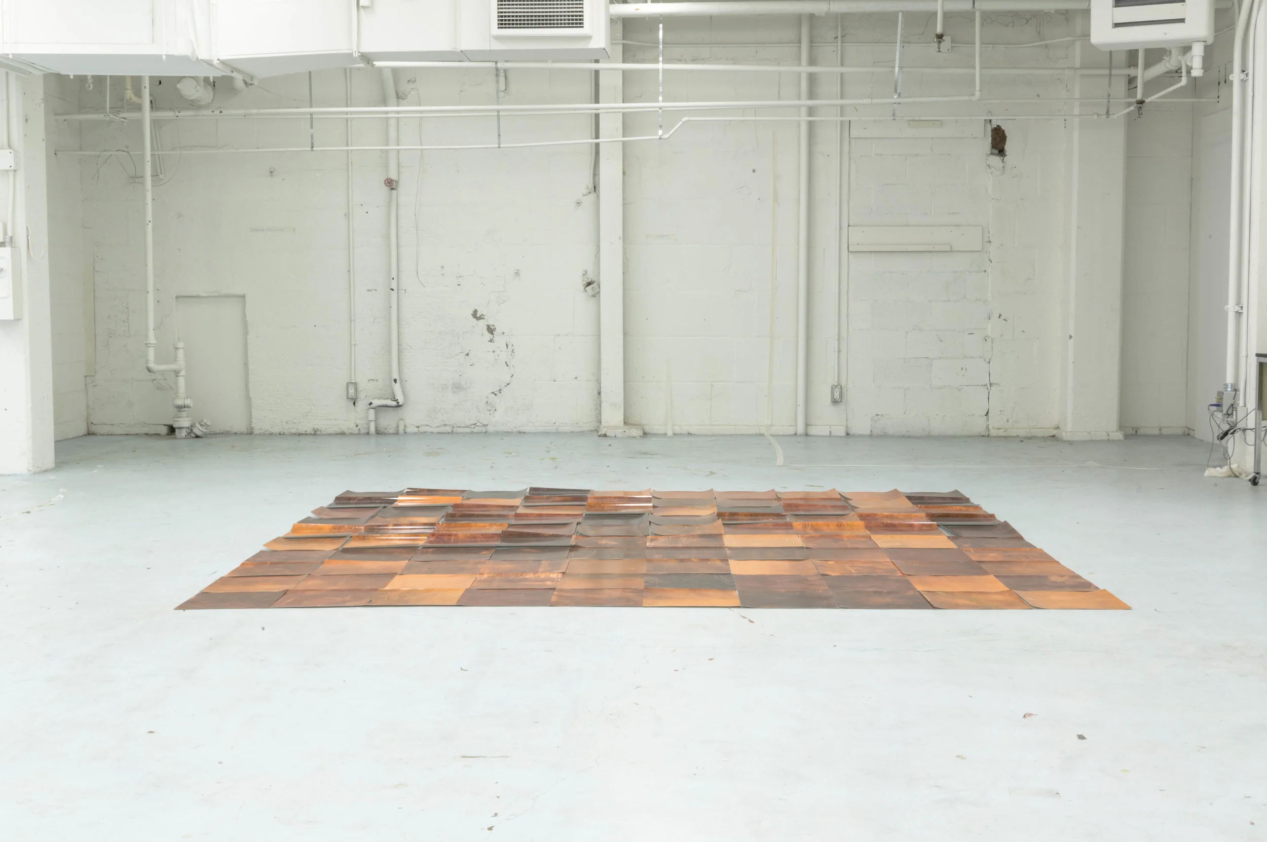 10x10 Copper Altstadt (After Carl Andre) 2014 120x120x0.08" C-Prints