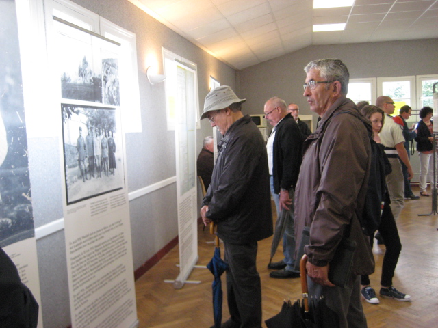 Locals from the Santerre region and visitors learning about James Waddell for the first time
