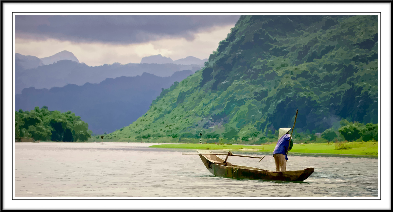      

 
  Fishing on the river in Quang Bihn Vietnam.
 






















     