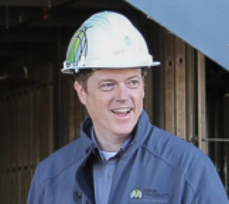 John Kelton during construction of the Cook Museum of Natural Science. ​