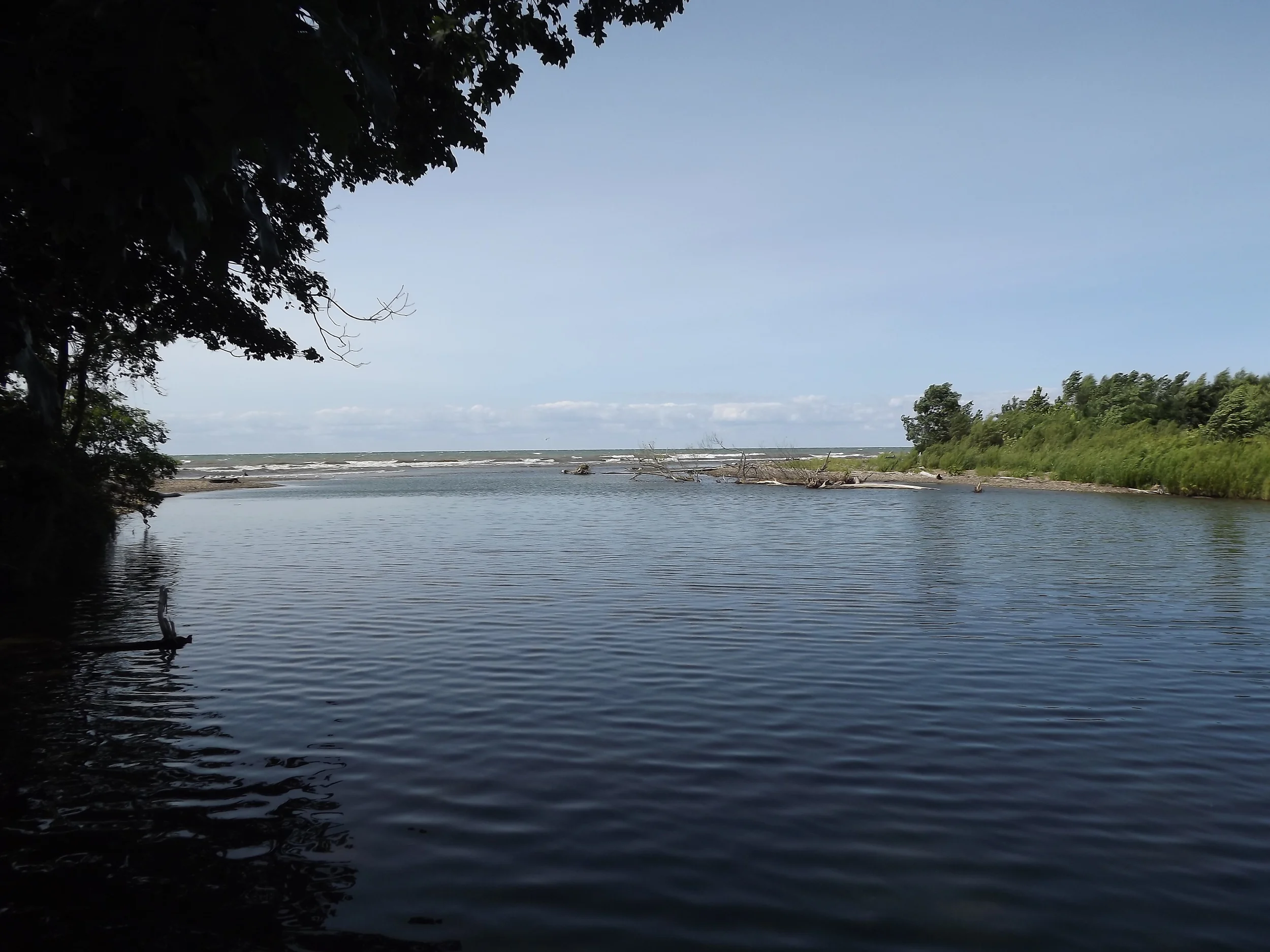 Canadaway Beach on Lake Erie