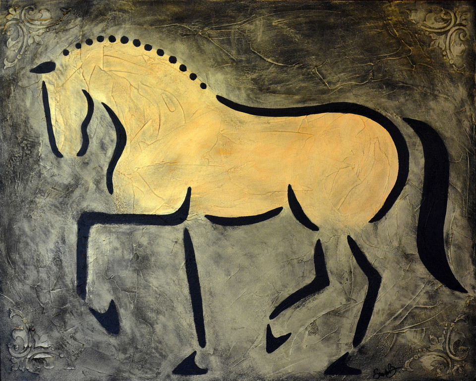 Piaffe in Gold