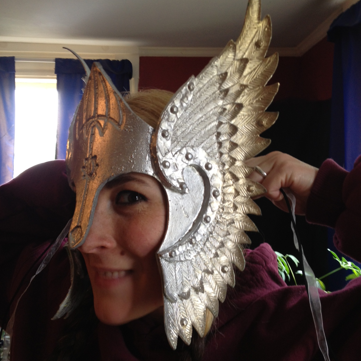 Handmade piece from one of the Valkyrie costumes.