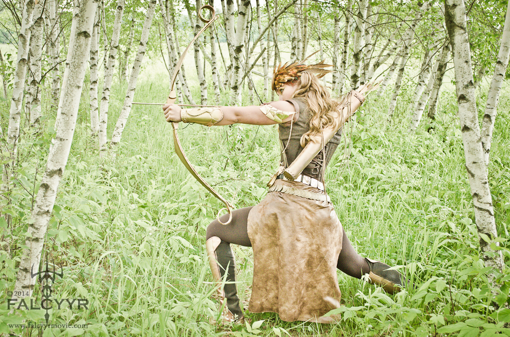 Costume for my part as Artemis, Goddess of the Hunt. Photo Credit: Sinari Diliiza of Unicovia Pictures