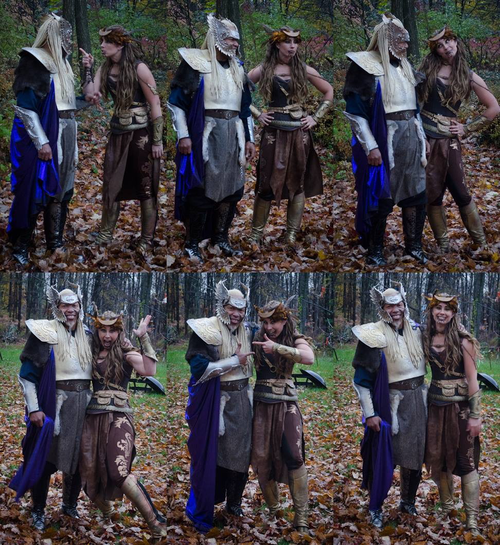 Progress through the scene, there is one part where I scold Thor and then make my Artemis crazy eyes. :) Photo credit: Unicovia Pictures