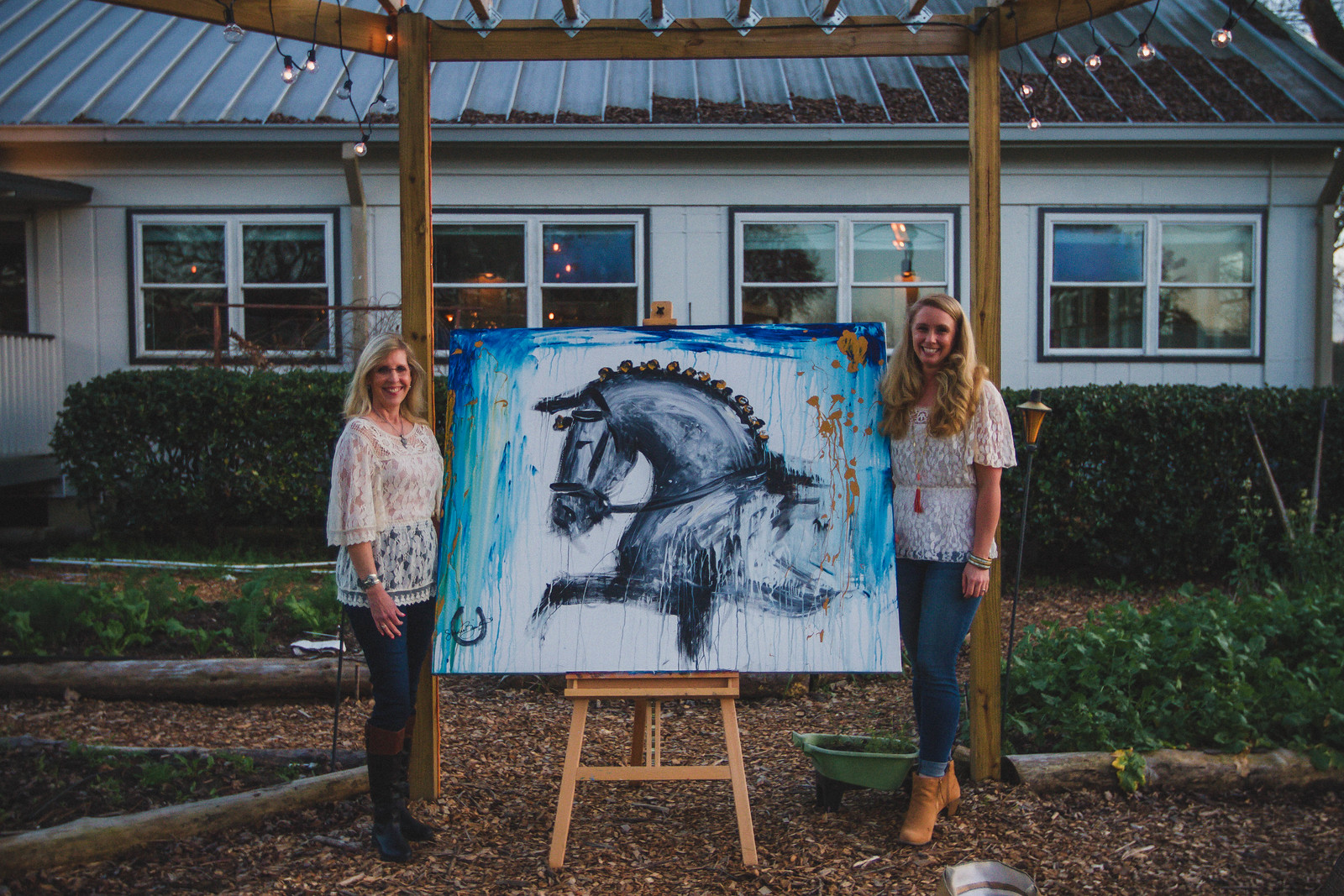Art on Horseback Dinner at Backwoods Crossing 6.jpg