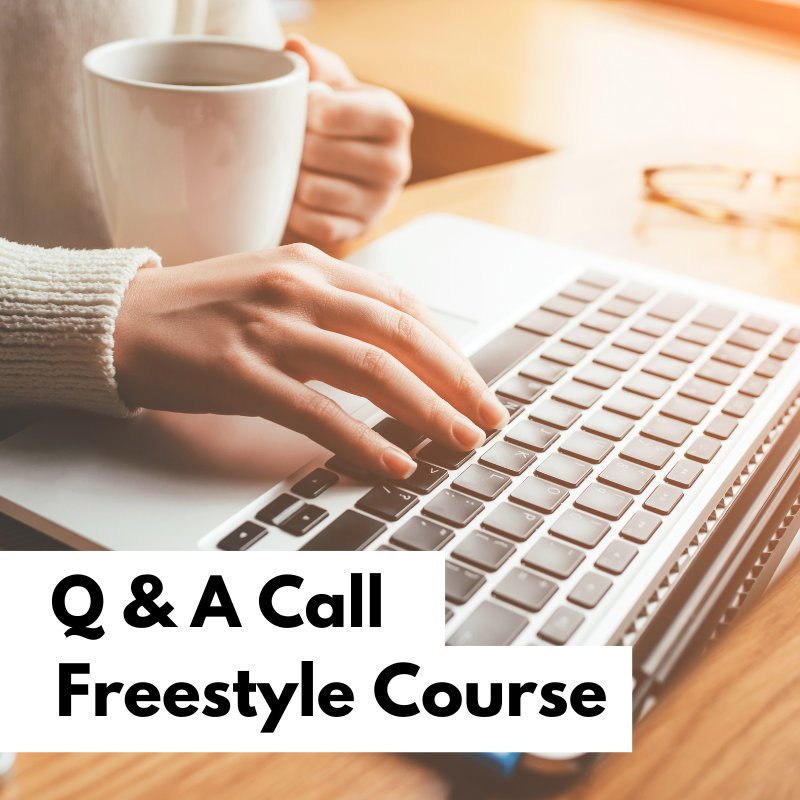 Freestyle Course Q & A Call