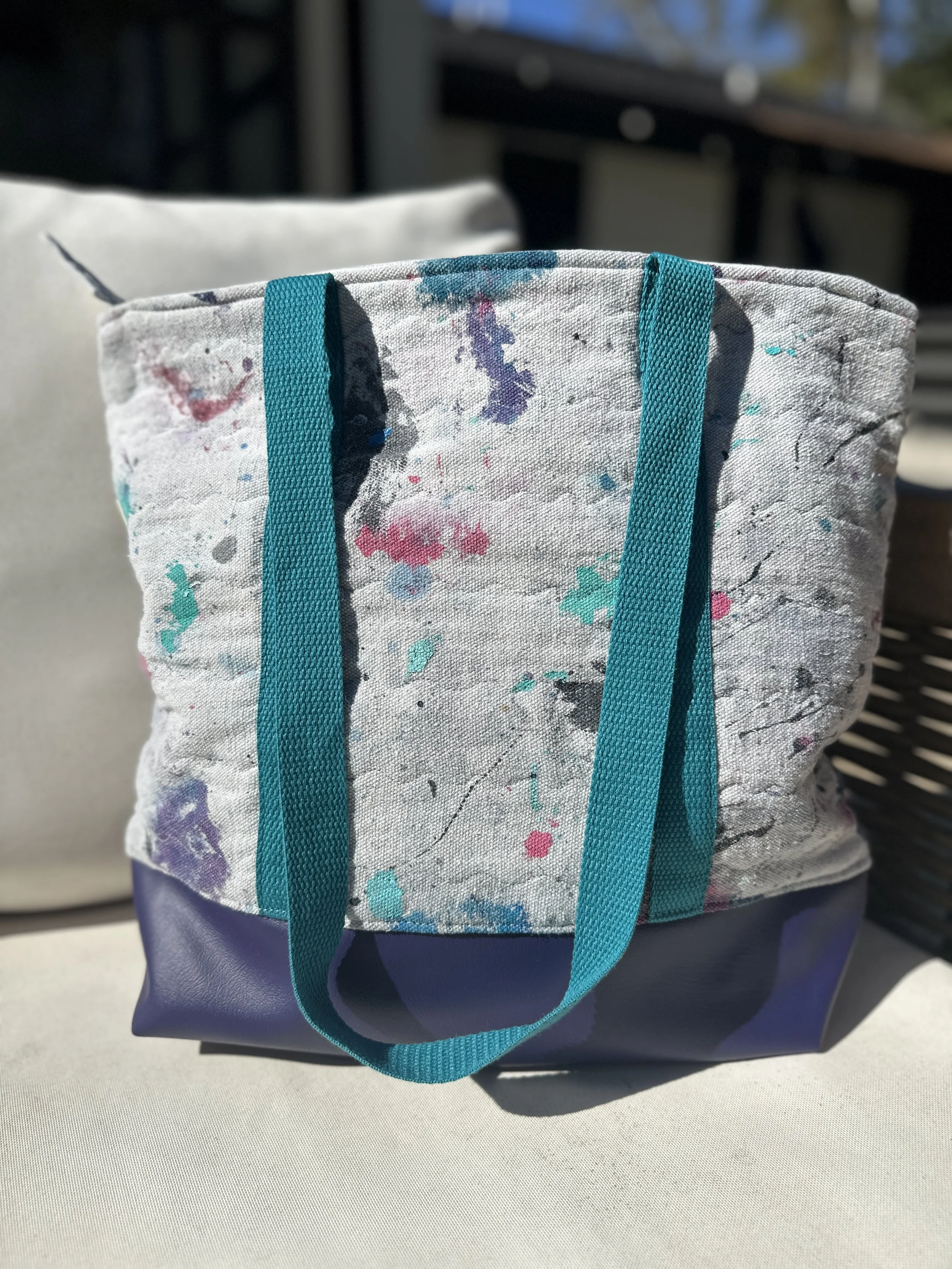 Rovandio Art Bag: 7 Years of Color Collection {Teal & Purple}