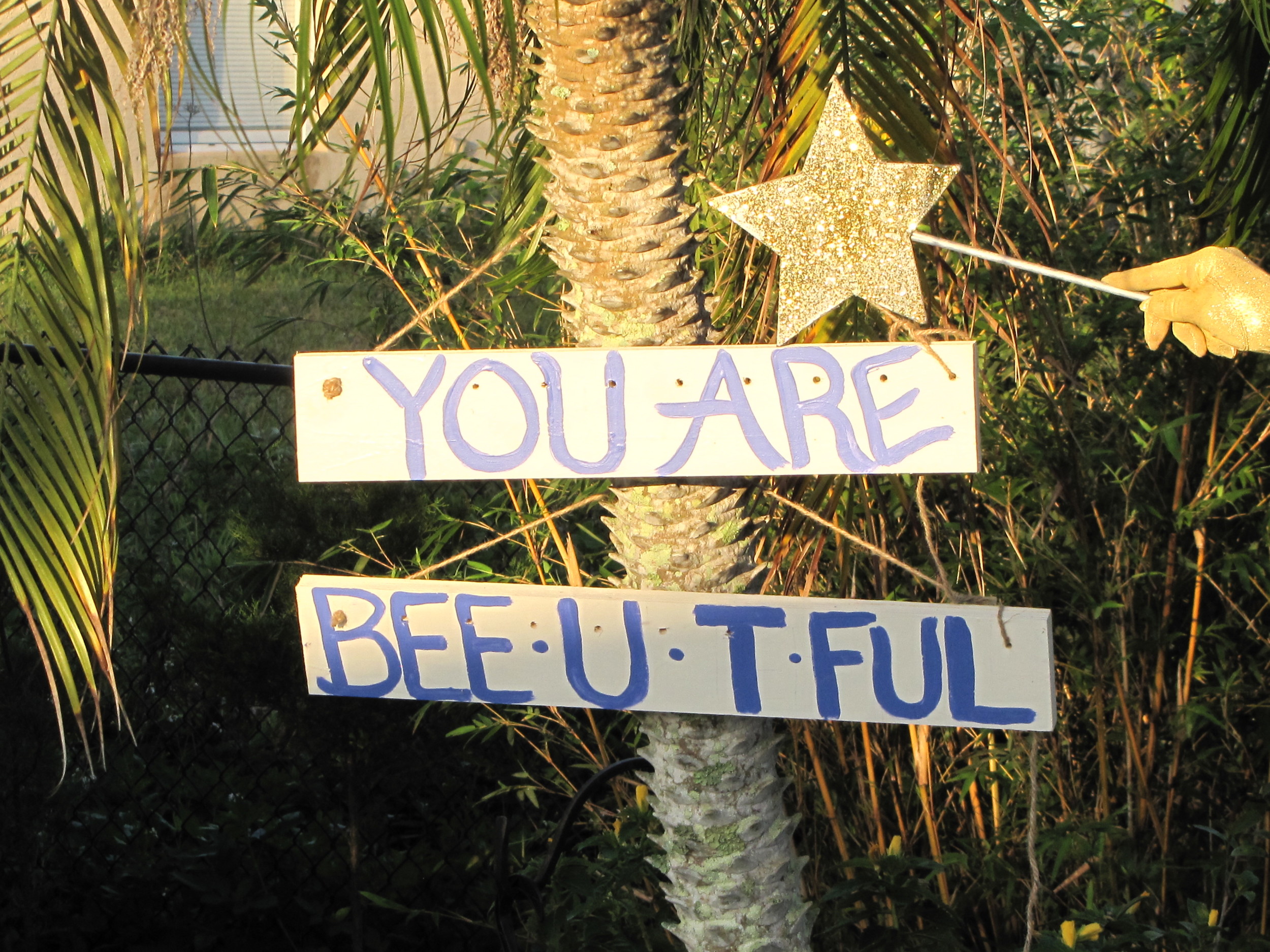 "..it's all your own personal expression of the beauty of YOU."