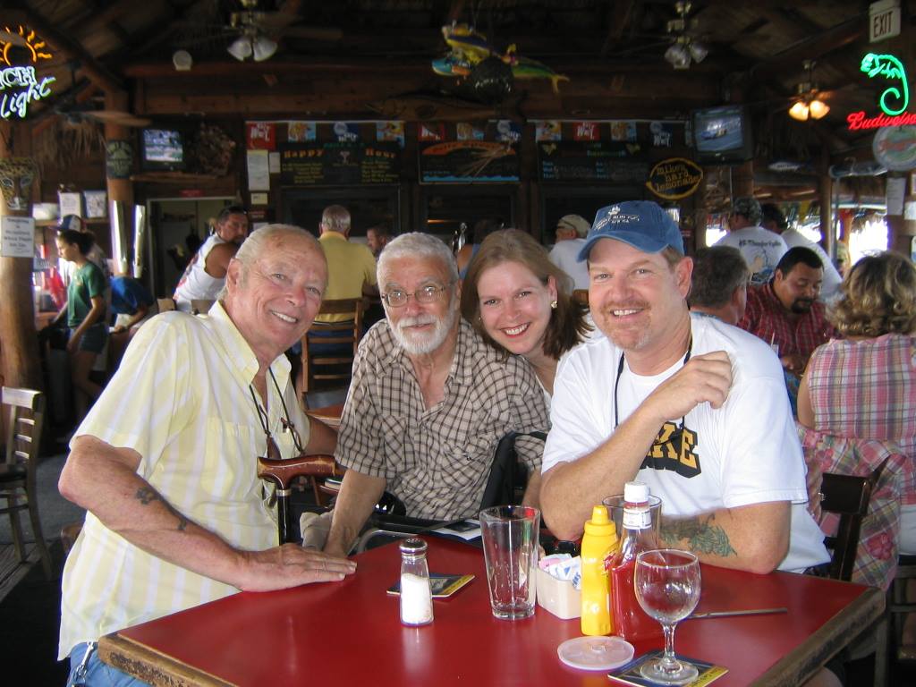Larry with his kids LeeAnn and Glen (aka;Mr.Wonderful) and Larry's brother Lee.