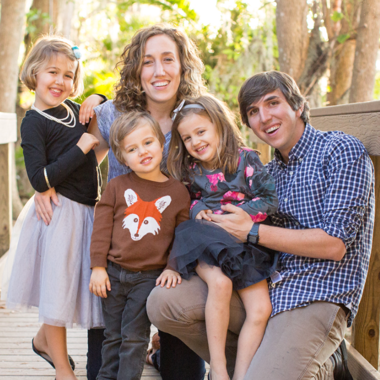 Steve has lived in Orlando since 2000. He and his wife, Amber, have three children: 7, 5, and 3, a dog named Otter, and an affection for turtles. Amber is a nurse practitioner and is usually camp nurse at LIfeFest and our middle school Southwind trips. (Steve is the one who likes the turtles.)